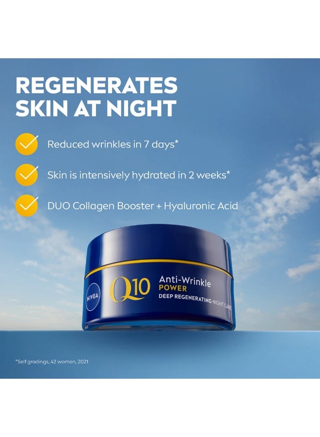 Nivea Q10 Anti-Wrinkle Power Firming Night Care 50 ml - Image 2